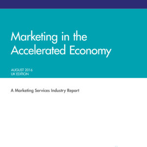 Marketing in the accelerated economy