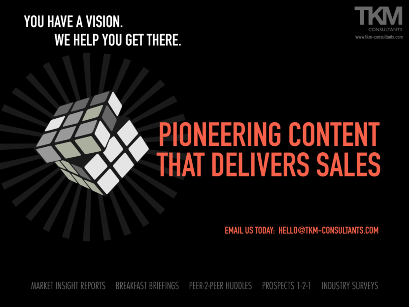 Pioneering content that delivers sales
